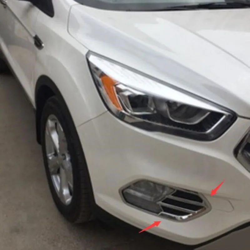 1 пара передние противотуманные фасветильник для Ford Kuga Escape 2017 2018|Хромирование| |