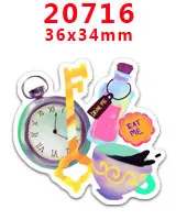 20716 30 шт мультяшный персонаж плоское украшение из смолы PR 28401 - Цвет: 20716