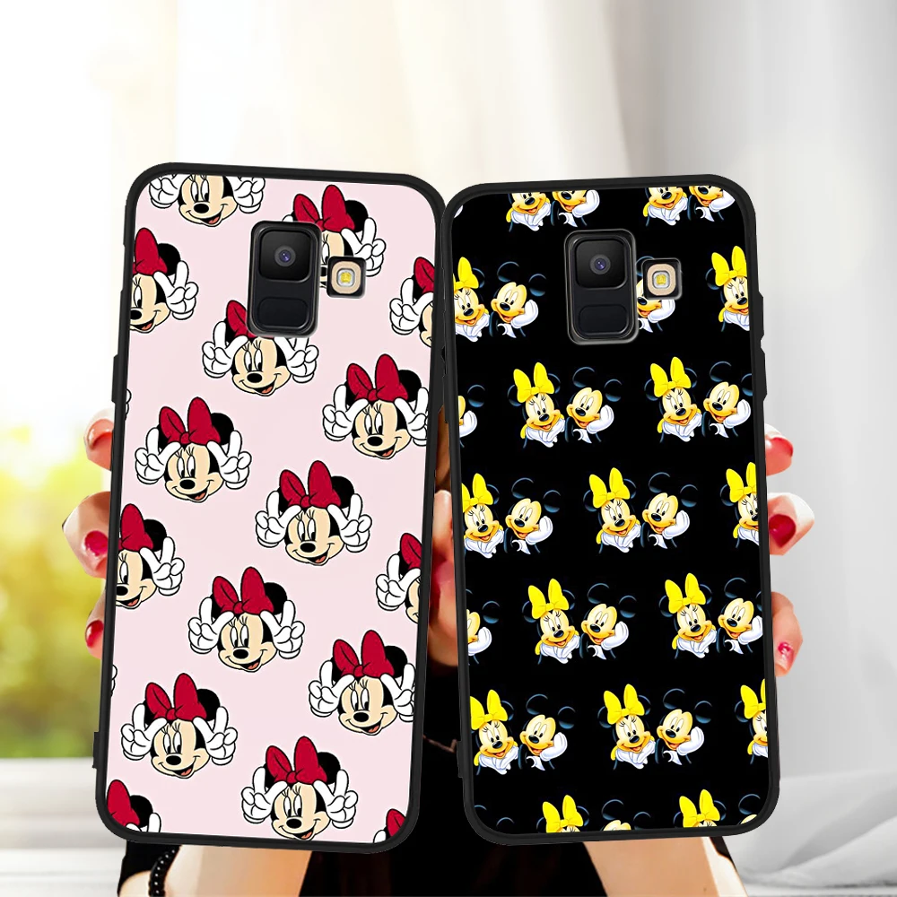 Мягкий с принтом в виде персонажей из мультфильма для samsung Galaxy A9 A8 A7 A6 A5 A3 J3 J4 J5 J6 J8 плюс M30 A40S A10 A20E чехол для телефона защитный корпус