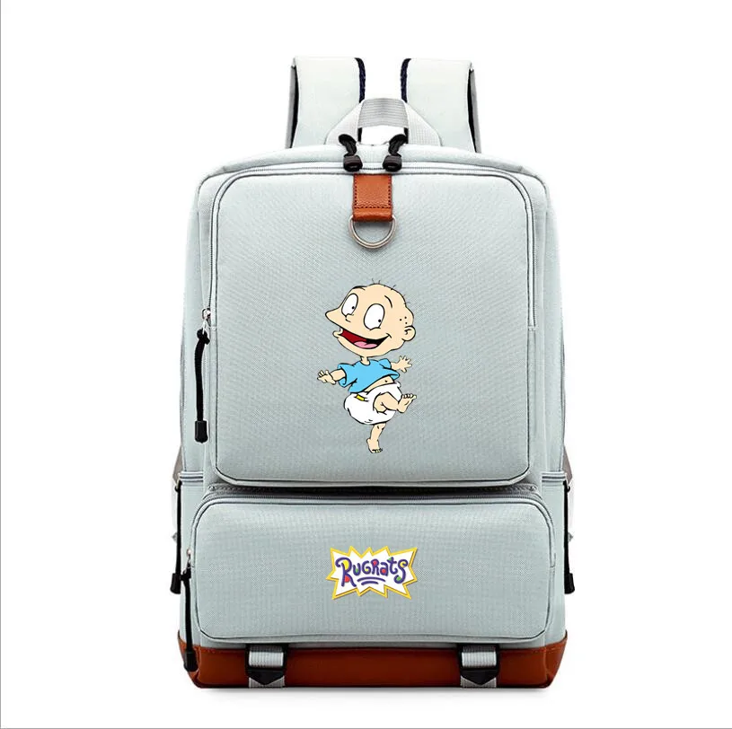 gg Rugrats в Париже школьная сумка pringting Рюкзак Mochila Студенческая сумка на плечо дорожная сумка для ноутбука рюкзак для подростков - Цвет: gg