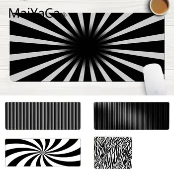 

MaiYaCa Cool New Black and White Laptop Gaming Mice Mousepad Laptop Gaming Lockedge Mice Mousepad