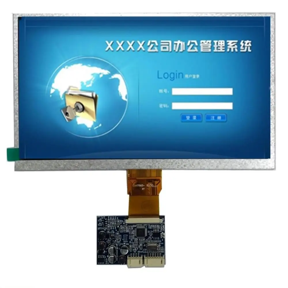 Walupine Talkback дверной звонок ЖК-дисплей 9,0 дюймов корпус Talkback ЖК-модуль 800*480 TFT-lcd дисплей
