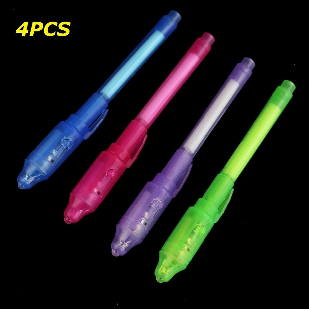 UV Light Pen Invisible Ink Security Marker With Ultra Violet LED Blacklight 、Fad 