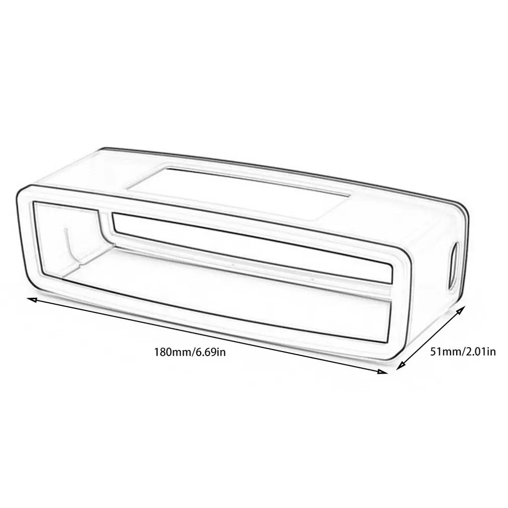 Портативный Силиконовый чехол для Bose SoundLink Mini 1 2 Sound Link I ii bluetooth-динамик Защитная крышка кожный ящик динамик s сумка