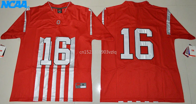 Новое поступление высокое качество J.T Barrett#16 футболка колледжа Джерси S-XXXL