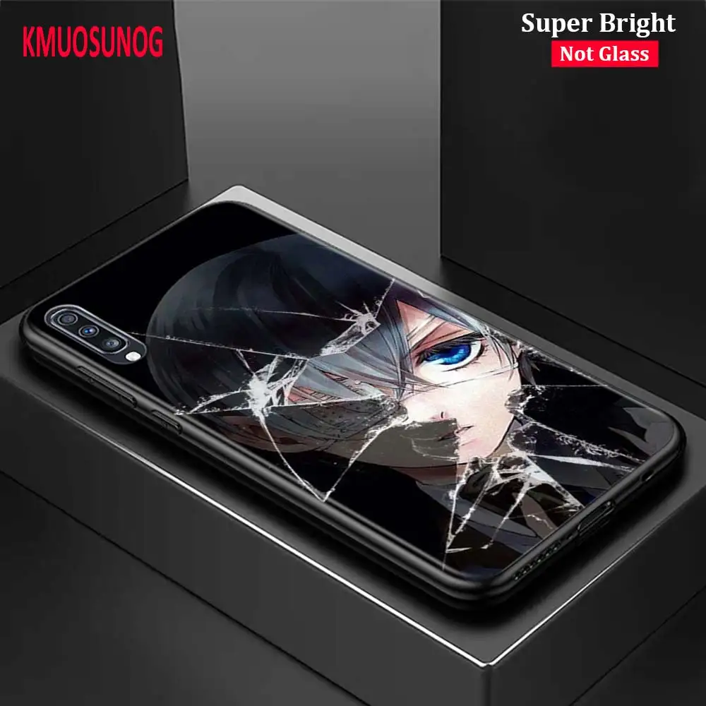 

Black Cover Japanese Anime YURI on ICE for Samsung Galaxy A70 A90 A80 A60 A50 A40 A30S A20E A20S A10 Phone Case