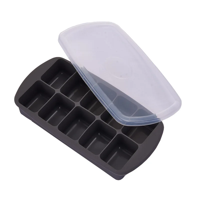 3pcs/set MINI Silicone Ice Cube Tray Frozen Artifact Creative Mini with Lid  Silicone Supplementary Food Ice Tray Mold Freezer - AliExpress