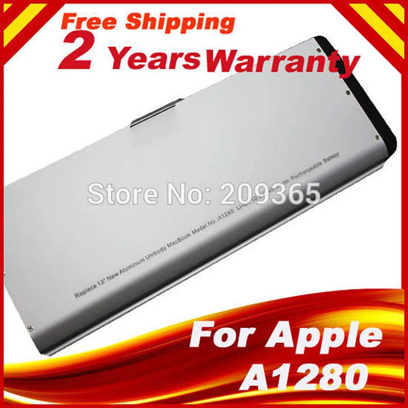 Аккумулятор A1280 1278 (версия 2008) для MacBook 13 дюймов MB771LL/A алюминиевый Unibody быстрая