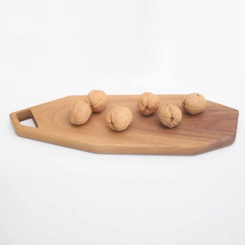 Черный орех цельная деревянная кухонная разделочная доска из цельного дерева доска для нарезки фруктов хлеб стейк разделочный лоток
