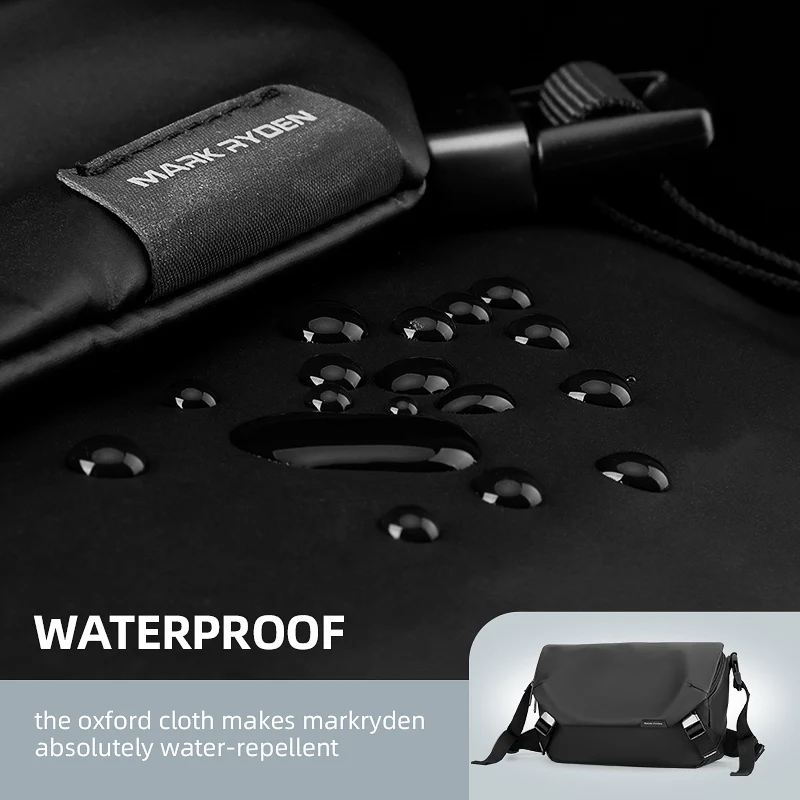 Mark Ryden 2021 New Men Shoulder Bags High Capacity Sling bag Men YKK Zipper Water Resistant Short Trip Crossbody Bag Men