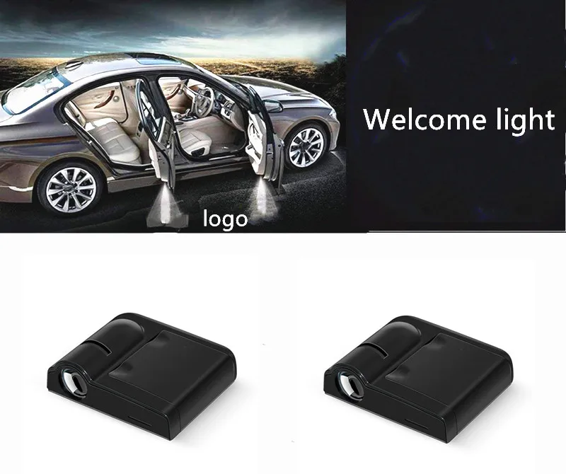 

1PC Car Door Welcome Laser Wireless Led Projector Logo Shadow Light for Volkswagen Ford BMW Benz Volkswagen Hyundai Kia