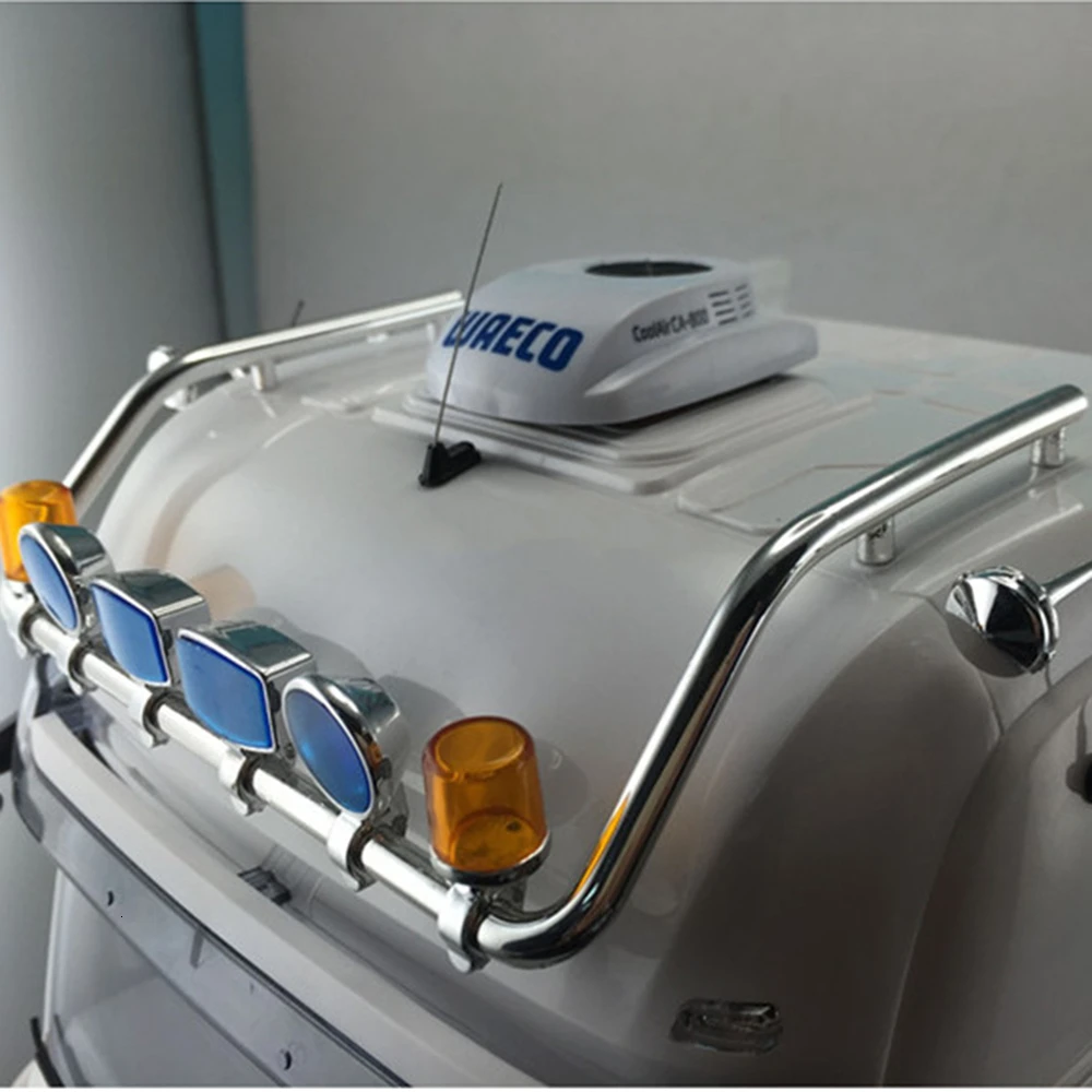 Пластиковый кондиционер для установки на крыше украшение для 1/14 Tamiya RC автомобиль Буксировочный прицеп грузовик Actros Man Scania R620 King Запчасти для обновления