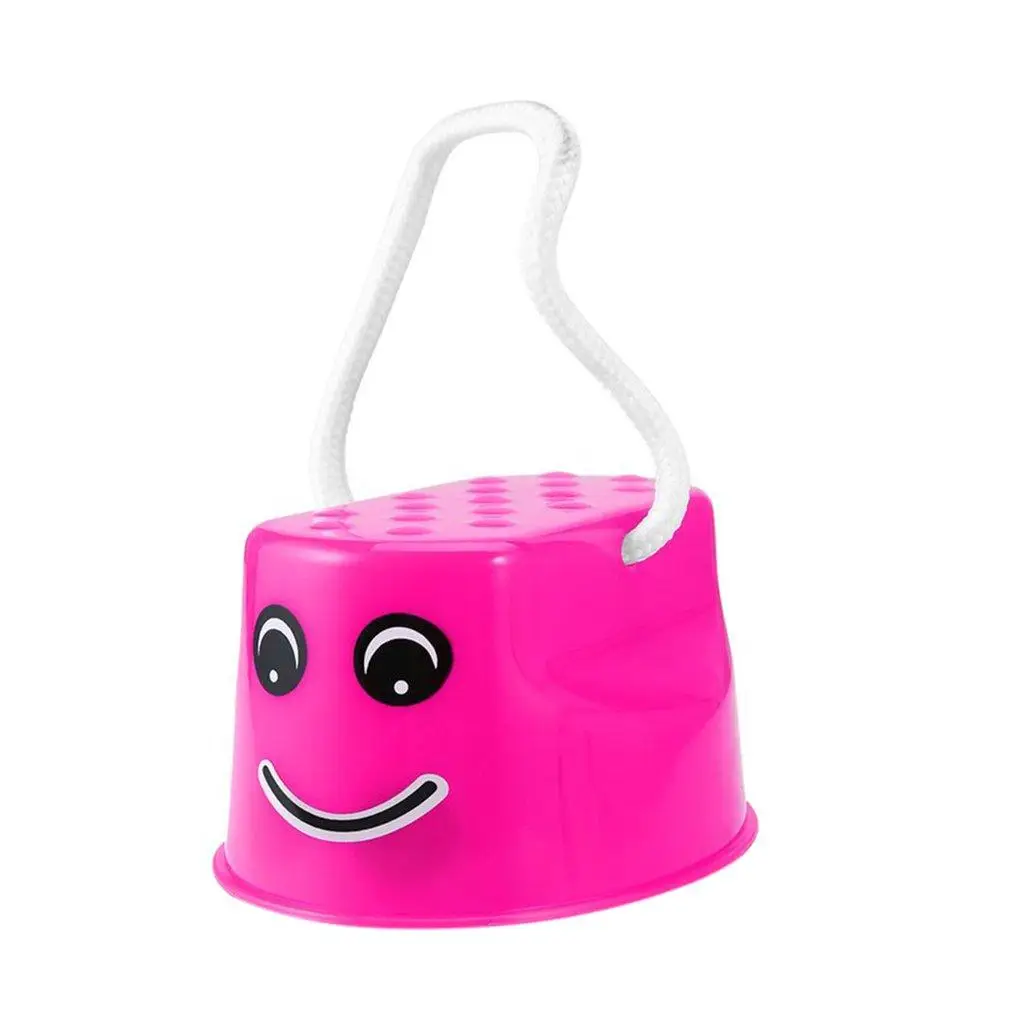 Дети для детских игр под открытым небом Walk Stilt Jump Smile Face тренировка баланса игрушка Горячая LN детская игрушка для игры на улице