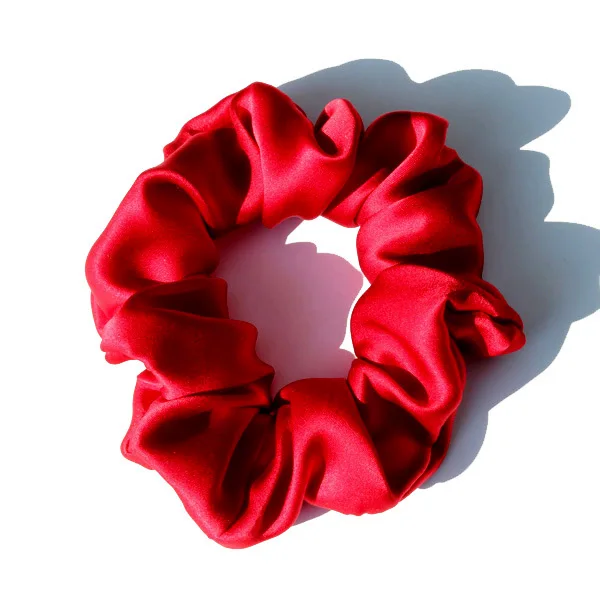 Luxurious 100% Pure Mulberry Silk Large Hair Scrunchies