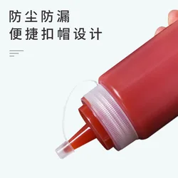 240-1000ml Plastic Clear Easy Squeeze Condiment Dispenser Bottle Restaurant Sauce Ketchup Salad