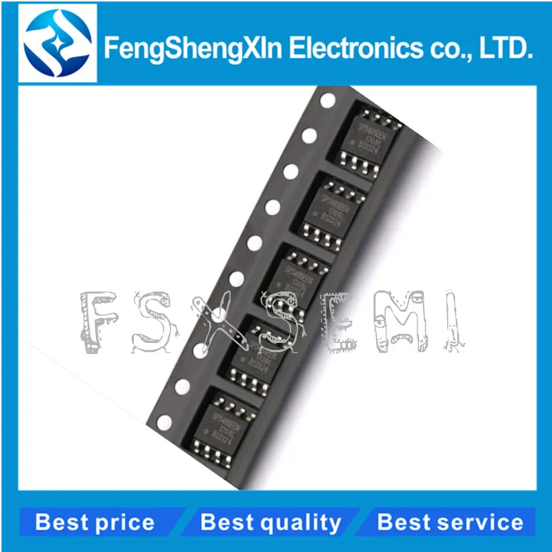 10 шт./лот SP3485EN-L/TR SP3485EEN SOP-8 низкая мощность полудуплексный RS-485 приемопередатчик