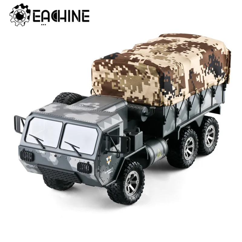 

Eachine EAT01 1/16 2.4G 6WD RC Car Proportional Control US Army Military Truck RTR Vehicle Model High Speed Kids Toy RC Cars