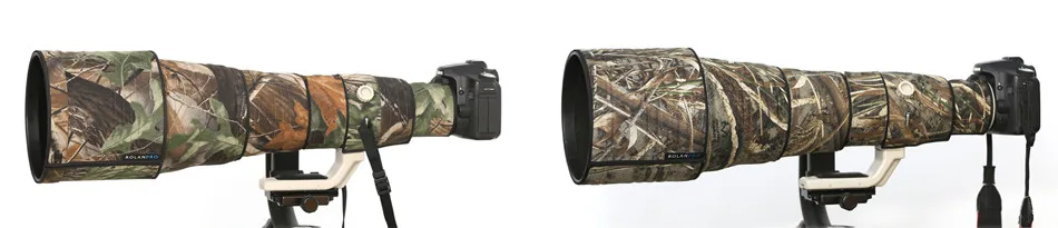 ROLANPRO водонепроницаемый объектив Камуфляжный Плащ дождевик для Canon EF 300 мм f/2,8 L IS II USM защитный чехол для объектива Canon SLR
