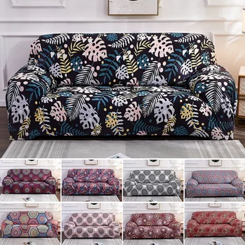 

Bohemia Sofa Stretch Cover Elastic Couch Cover for Living Room Couch Cover 1/2/3/4-seater L shape Armchair Cover