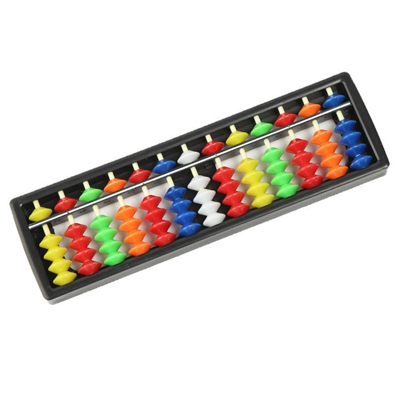Красочный пластиковый Abacus арифметический 13 файлов детский математический инструмент Развивающие игрушки для детей