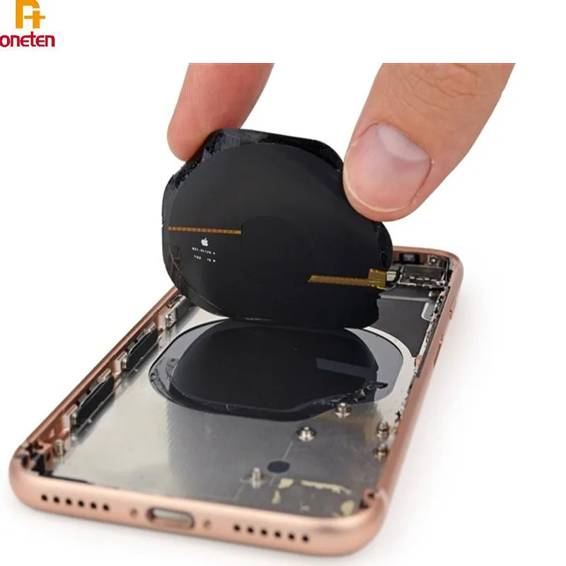 1 шт. беспроводная катушка Charing NFC для iPhone X 8Plus 8G наклейка на зарядную панель гибкий