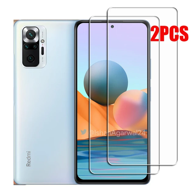 Protector de pantalla para Xiaomi Redmi Note 10 Pro, cristal