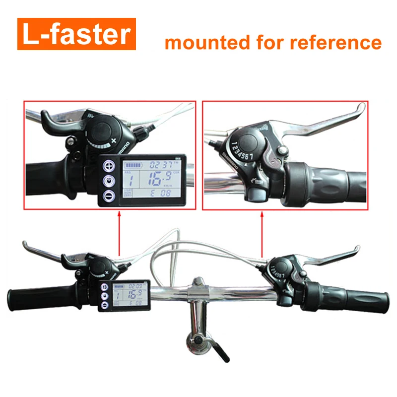 Dual Drive Electric Brushless Motor Controller LCD Display for 2WD Cart E-Scooter Tricycle Bike 250W 350W
