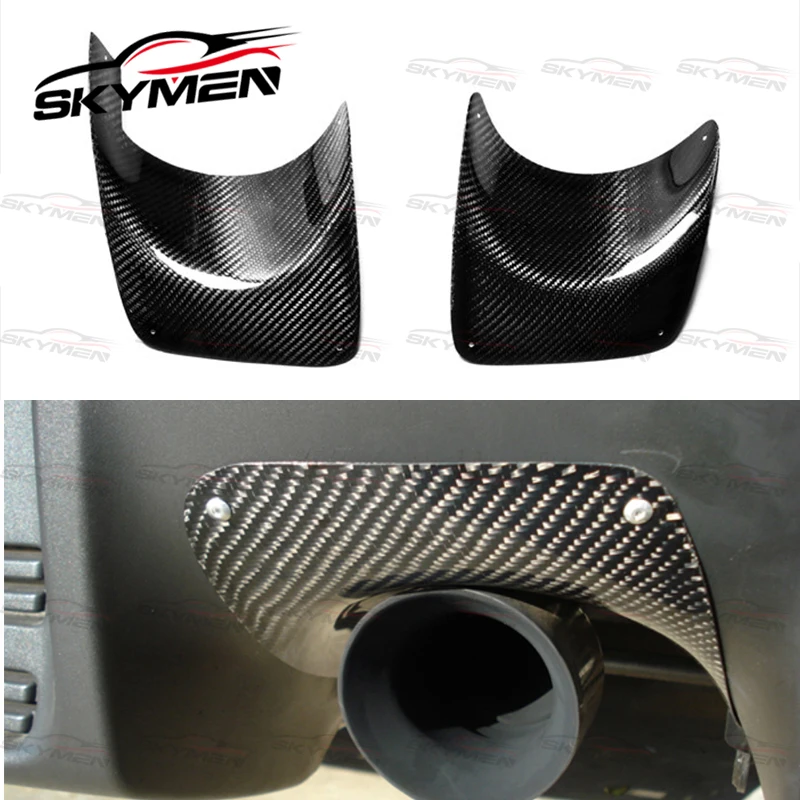 For Evolution 10 EVO 10 Carbon Rear Bumper Exhuast Heat Shield (2pcs