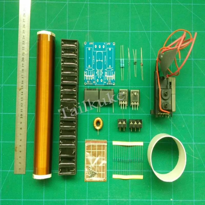 Tesla Coil Kit DIY Technology Wireless Transmission Lighting Arc Drawing Spraying | Бытовая техника