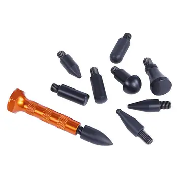 

10Pcs Paintless Dent Removal Repair Tools 9 Heads Tap Down Pen Set Accessory