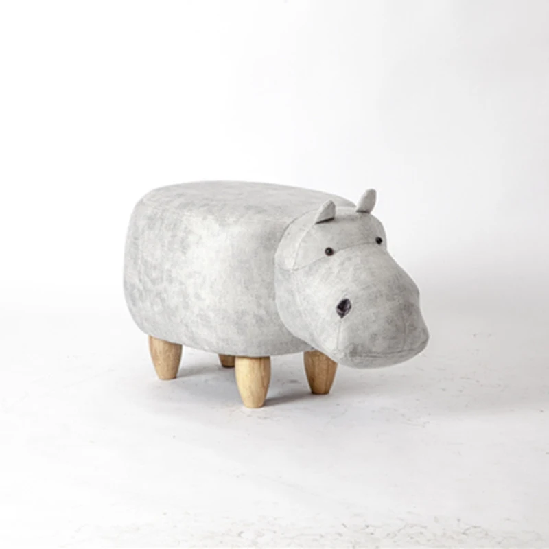 

H1 Children's Gift Creative Animal Cattle Change Shoe Bench Stool Wear Children Storage Stool Sofa Footstool Cute Storage Stool