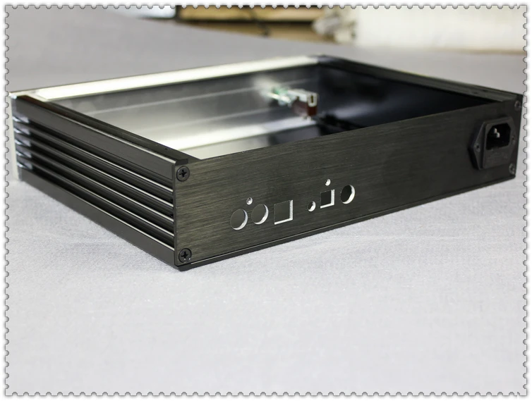 Size W280 H62 L211.5 Aluminum Chassis Amplifier Case Preamp Enclosure DAC Box Match DAC3/DAC5/DAC7/DAC9/ES9018DAC/TDA1541DAC