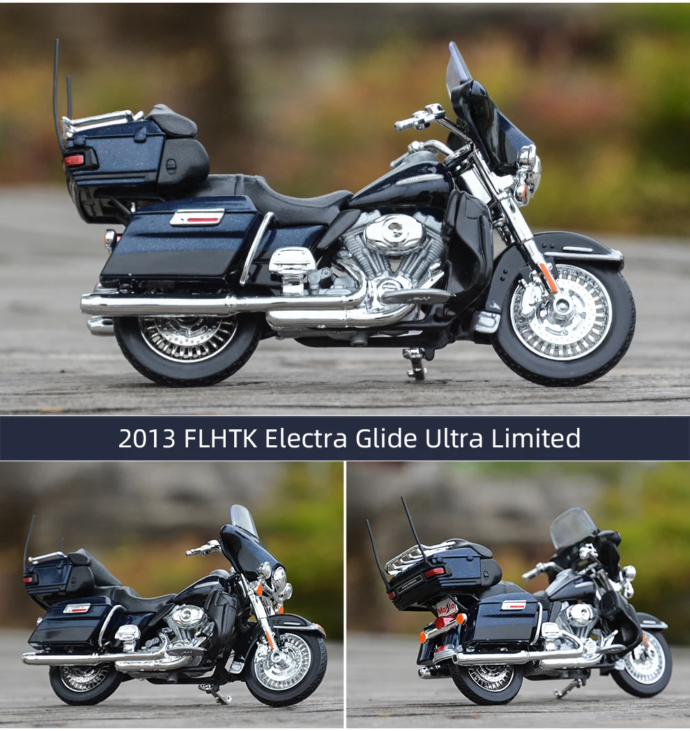 Maisto 1:18 2013 Flhtk Electra Glide Ультра ограниченное литье под давлением сплав модель мотоцикла Игрушка