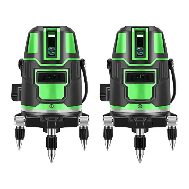 

2 Lines Self-leveling Green Laser Level 360 Horizontal Vertical Instruments