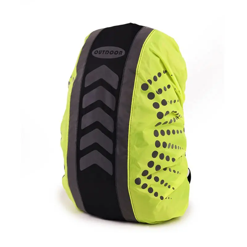 

Camping Rainproof Bag Cover Backpack Rain Cover Waterproof Reflective Climbing Hiking Bag Rucksack Dust Cover Fluorescence Color