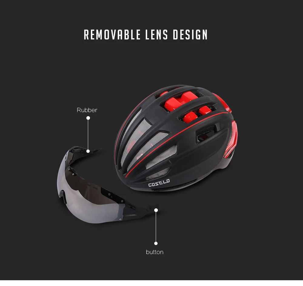 Costelo велосипедный шлем 4 цвета MTB Горный шоссейный велосипедный шлем Casco speed Airo RS Ciclismo очки Bicicleta