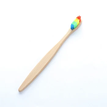 

10pcs New Rainbow Bamboo Toothbrush Set Soft Bristle Charcoal Teeth Whitening Bamboo Toothbrushes Soft Bristle Dental Oral Care