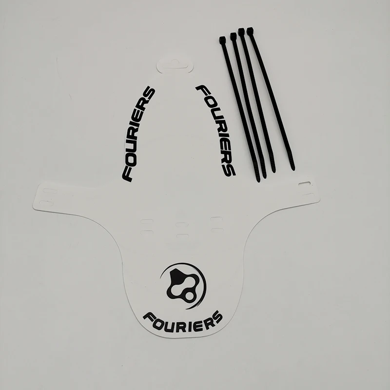 Front Fender White FOURIERS велосипед легкий крыло для передней вилки 1 шт. PP части велосипеда - Цвет: Front Fender White