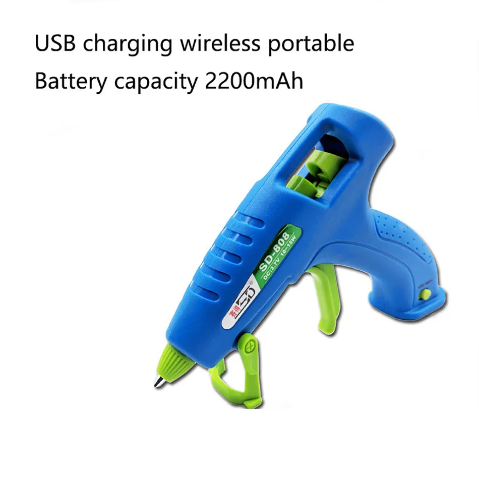 USB charging Cordless Hot Melt Glue Gun DIY Repair Hot Glue Gun hot silicone gun Mini Portable Repair thermograph hot glue Tool