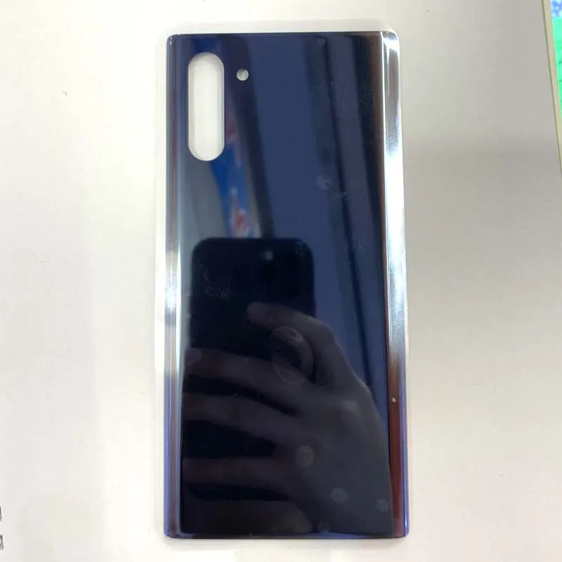 Для samsung Galaxy Note 10 плюс Батарея крышка задней стороны специально для Корпус задний Чехол для samsung N970F N975 Батарея крышка+ клей Стикеры