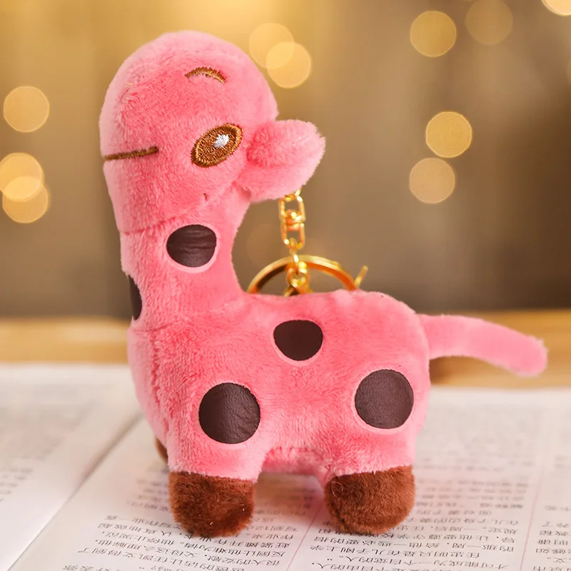 Красочный kawaii Жираф детский подарок на день рождения прекрасный плюшевый мягкий брелок игрушки животные для детей игрушки дети 1 шт. прекрасный мини