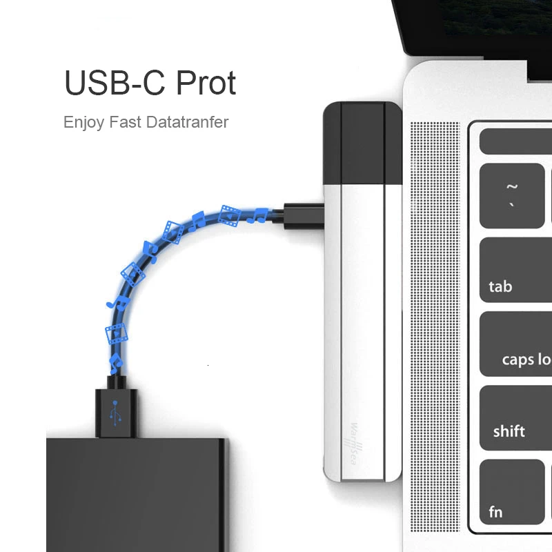 Концентратор USB Type C Thunderbolt 3 адаптер для 4K HDMI Gigabit Ethernet с RJ45 DHMI 2 USB3.0 с USB-C зарядным портом для Macbook Pro