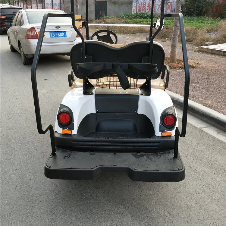 Два патруля полиции 300cc смещение паровой управляемый Новая Энергия двойного назначения масло и электричество низкая скорость четырехколесная топливная тележка для гольфа