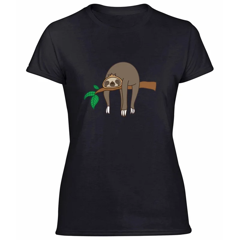Create Fitted Sweet Cute Sloth Sleepyhead Gift Tshirt For Women Letters Comics Tshirts Homme Plus Size S-5xl Tee Shirt Hiphop |