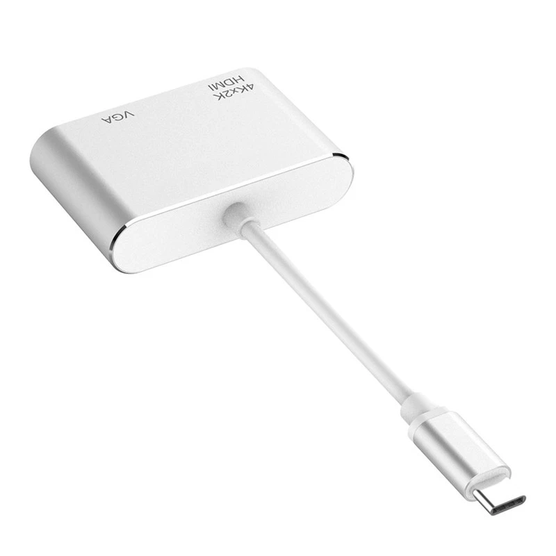 USB 3,1 type C к HDMI VGA адаптер-2 в 1 type C USB C к HDMI 4K x 2K VGA кабель