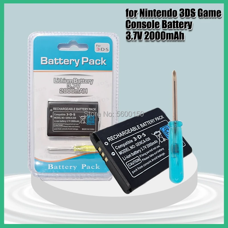 Аккумулятор 2000 мА · ч 3 7 в литий-ионный для Nintendo 3DS | Электроника