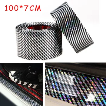

7CM*1M Colorful Car Door Sill Scuff Plate Guard Pedal Protector Strips Durable And Practical To Use
