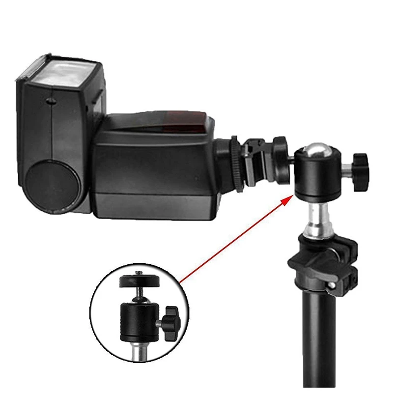 AAAE Top-2PCS 1/4 дюймов Мини штатив шаровая Головка Кронштейн держатель шаровая Головка для DSLR камеры