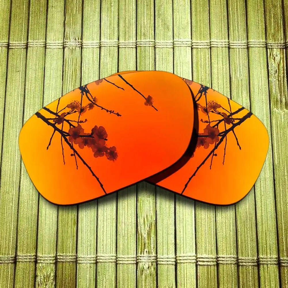 Fire Red Поляризованных Сменные линзы для-солнцезащитные очки Oakley Солнцезащитные очки Рамка True Цвет зеркальное покрытие-варианты - Цвет линз: Fire Red