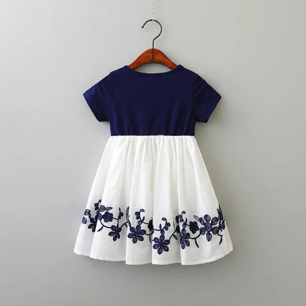 Детская одежда платье для девочек Лето 2020 европейский и американский стиль